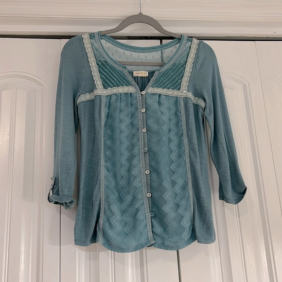 Anthropologie meadow rue blouse xsp - Picture 2 of 7